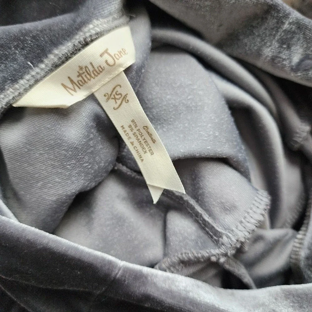 MATILDA JANE Velvet Ruffle Cropped Pants Whimsigoth Boho‎ Flare Size XS